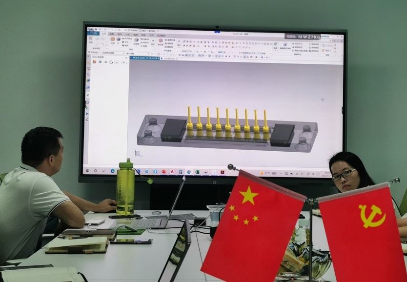 3D Pogo pin connector with cable whole solution