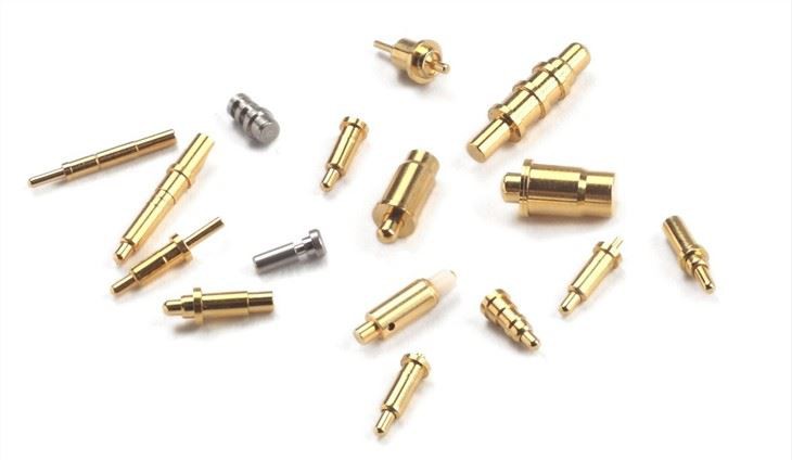 Spring-loaded Pogo Pin Plated Gold 3u 20u