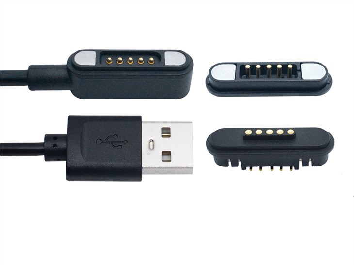 5-контактний роз'єм для зарядки з магнітним контактом Pogo